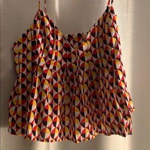 Geometrical baby doll blouse never worn